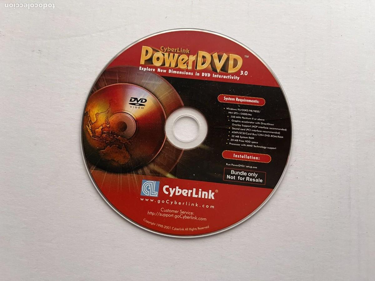 Videojuegos y consolas: CYBERLINK POWER DVD 3 - PC KREATEN - Foto 1