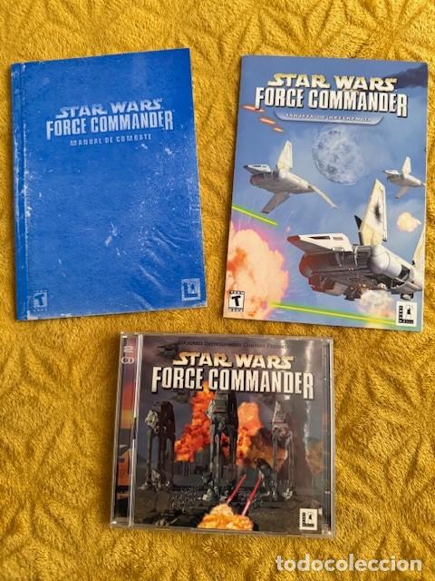 Videojuegos y consolas: STAR WARS - FORCE COMMANDER - LUCAS ARTS - 2 CD ROM - Foto 1