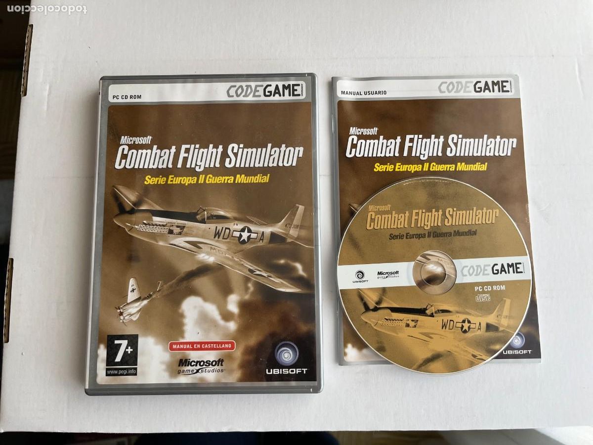 Videojuegos y consolas: COMBAT FLIGHT SIMULATOR MICROSOFT - PC CD ROM KREATEN - Foto 1