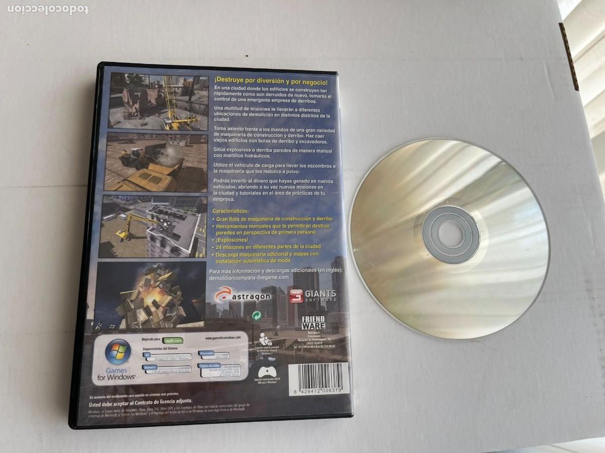 Videojuegos y consolas: DEMOLITION COMPANY - PC CD ROM - Foto 2