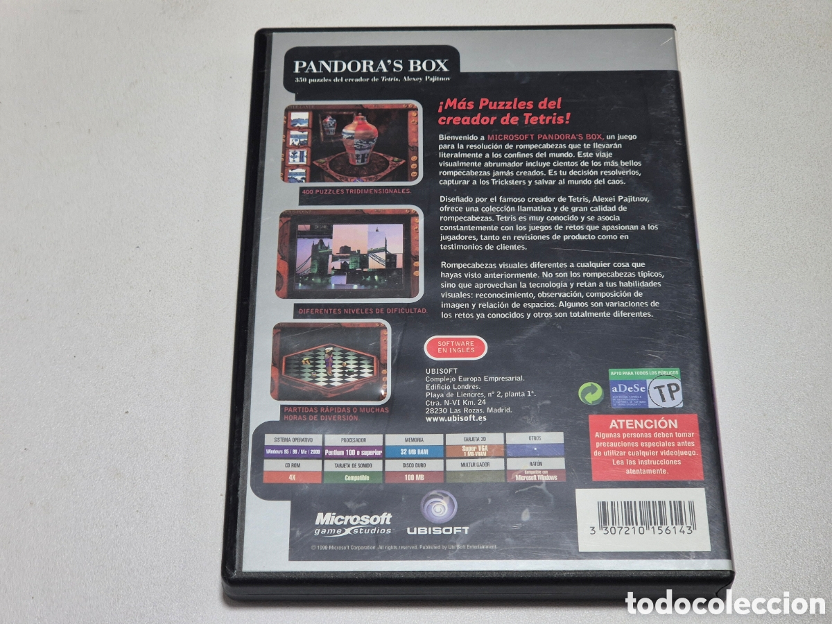 Videojuegos y consolas: PANDORAS BOX cd-rom - Foto 2