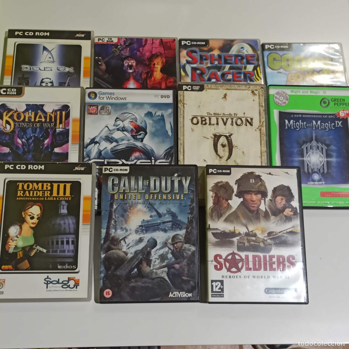 Videojuegos y consolas: Lote 11 juegos variados PC - Foto 1
