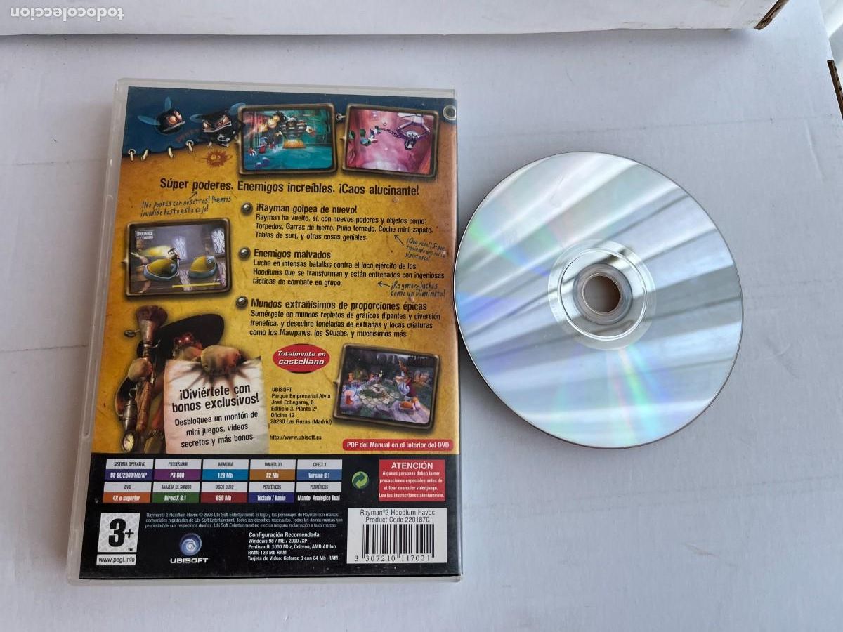 Videojuegos y consolas: RAYMAN 3 - PC KREATEN - Foto 2