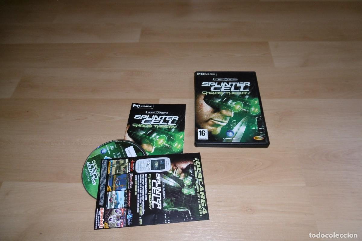 Videojuegos y consolas: PC SPLINTER CELL CHAOS TEORY videojuego Espa&ntilde;ol - Foto 1