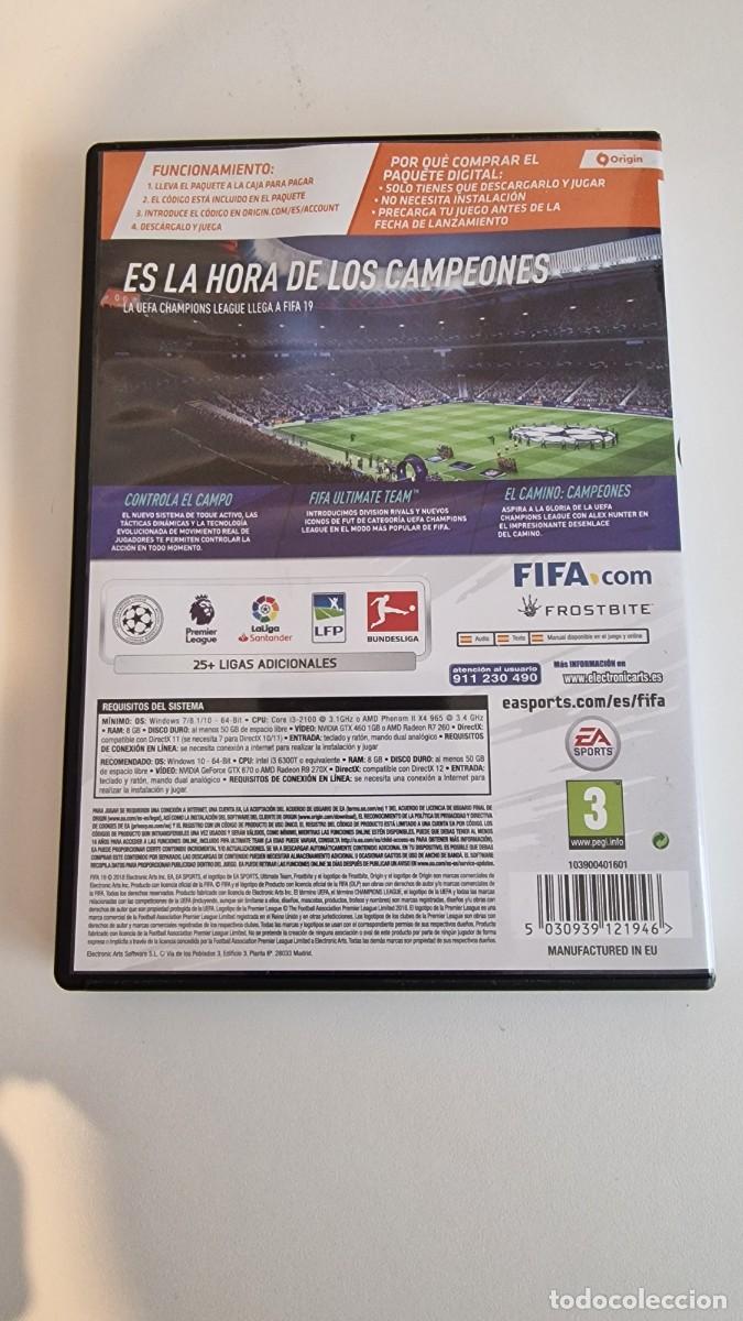 Videojuegos y consolas: FIFA 19 PC ORIGIN ESPA&Ntilde;OL EA SPORTS - Foto 2