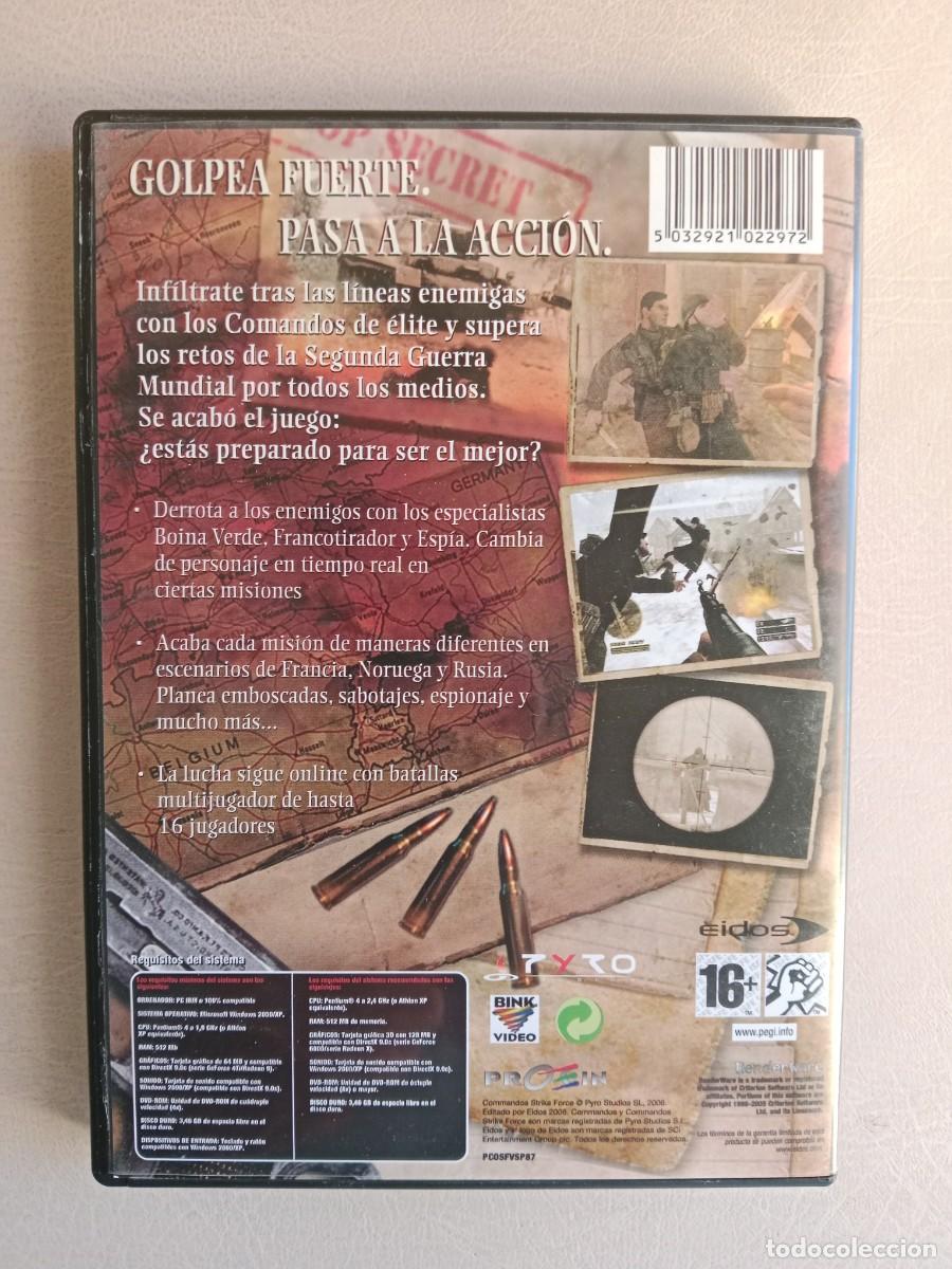 Videojuegos y consolas: COMMANDOS STRIKE FORCE - PC CD ROM - EIDOS - INCLUYE CD ORIGINAL SOUNDTRACK - A&Ntilde;O 2006. - Foto 2
