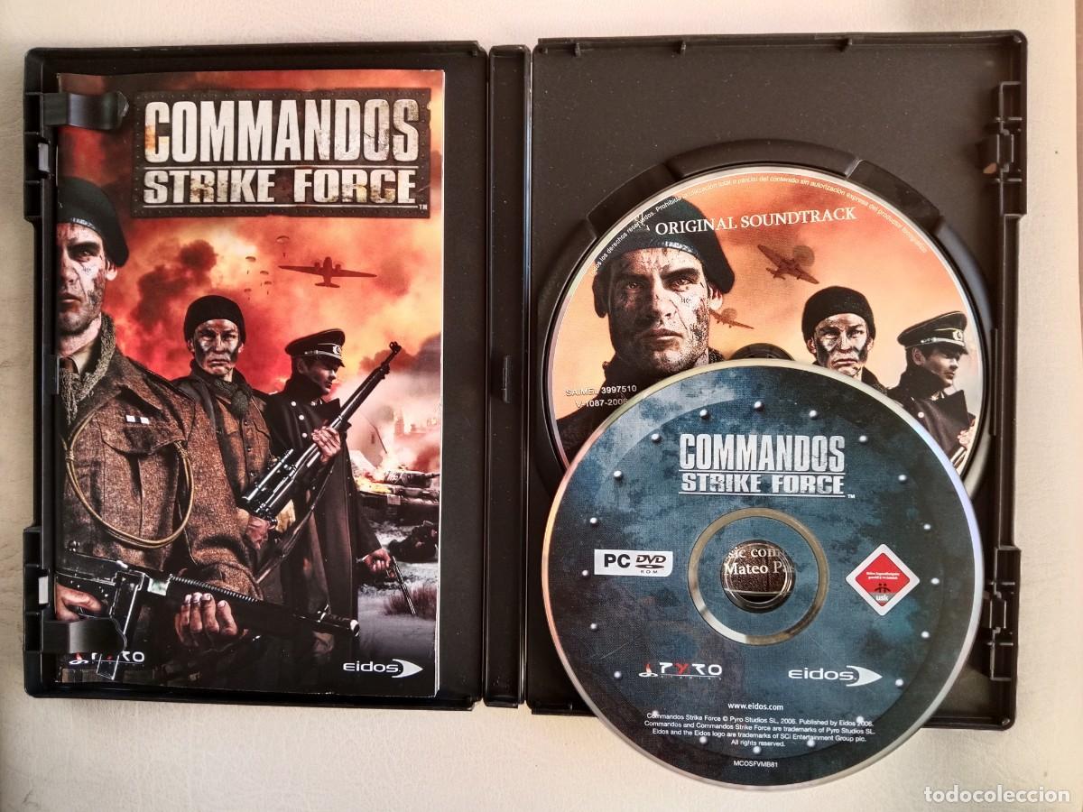 Videojuegos y consolas: COMMANDOS STRIKE FORCE - PC CD ROM - EIDOS - INCLUYE CD ORIGINAL SOUNDTRACK - A&Ntilde;O 2006. - Foto 3