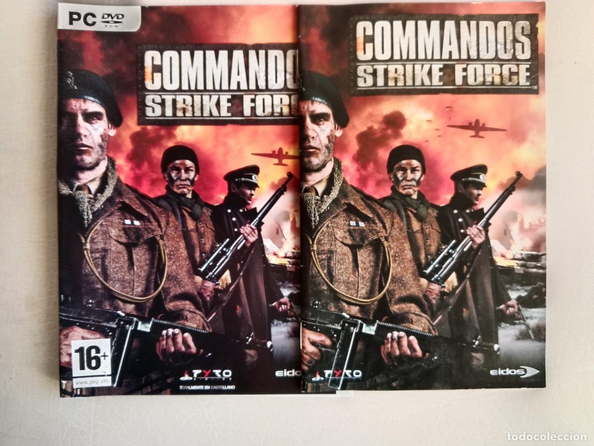 Videojuegos y consolas: COMMANDOS STRIKE FORCE - SOLO CAR&Aacute;TULA Y CUADERNO INSTRUCCIONES - EIDOS - A&Ntilde;O 2006. - Foto 1