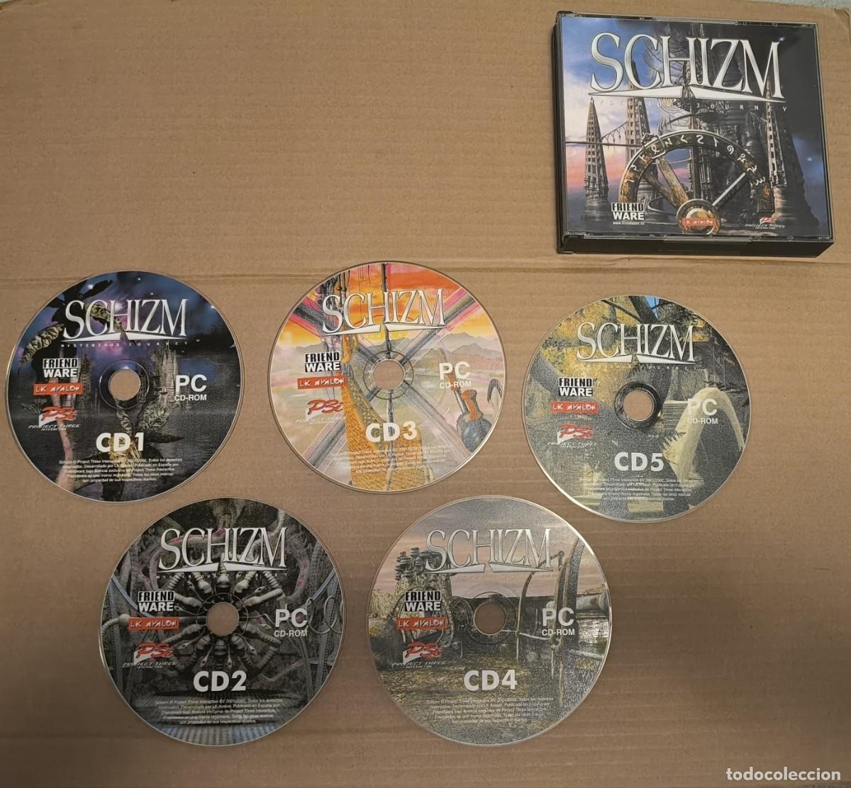 Videojuegos y consolas: SCHIZM JUEGO PC 5 DISCOS - Foto 1