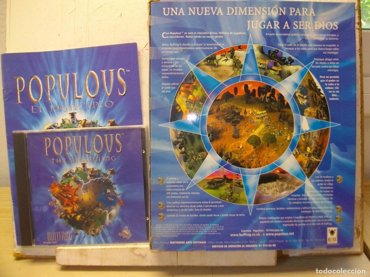 Videojuegos y consolas: POPULUS EL PRINCIPIO JUEGO PC CAJA GRANDE - Foto 3
