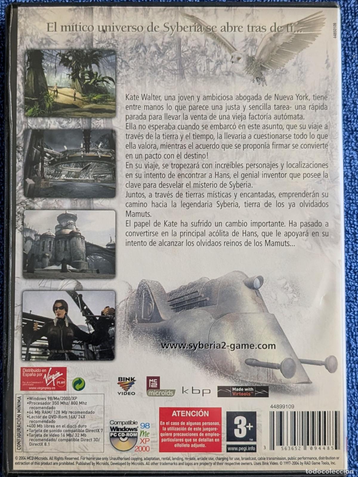Videojuegos y consolas: Syberia - The Collectors Edition - MC2-Microids (2004) - Foto 3