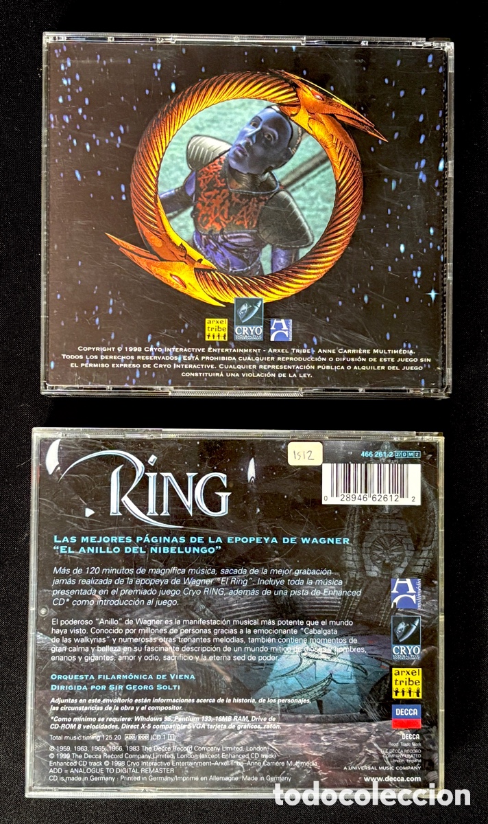 Videojuegos y consolas: Ring - El anillo de los Nibelungos PC y &oacute;pera Wagner BSO - Foto 2