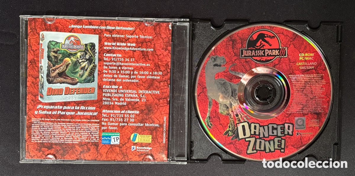 Videojuegos y consolas: Jurassic Park III Danger Zone! PC - Foto 2
