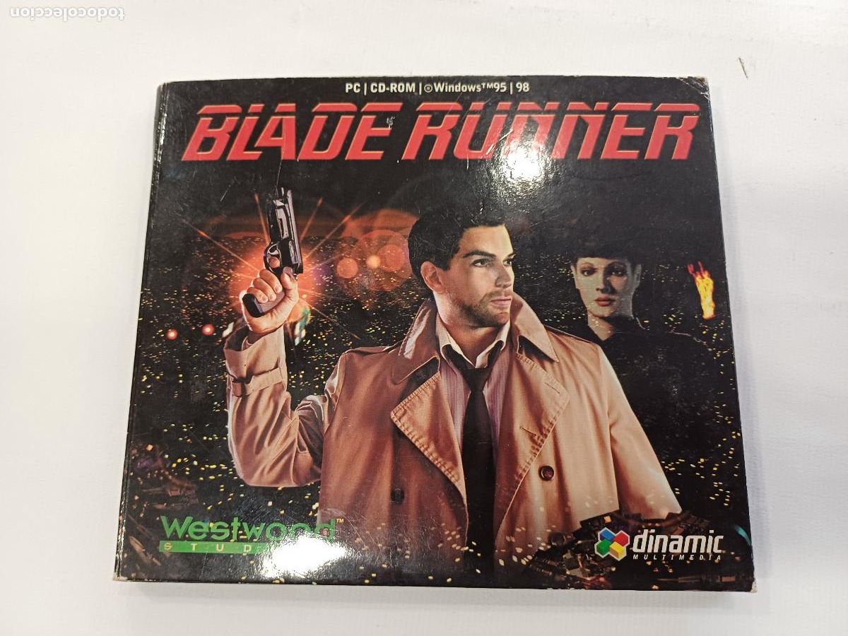 Videojuegos y consolas: BLADE RUNNER/DINAMIC PC 4 DISCOS. - Foto 1
