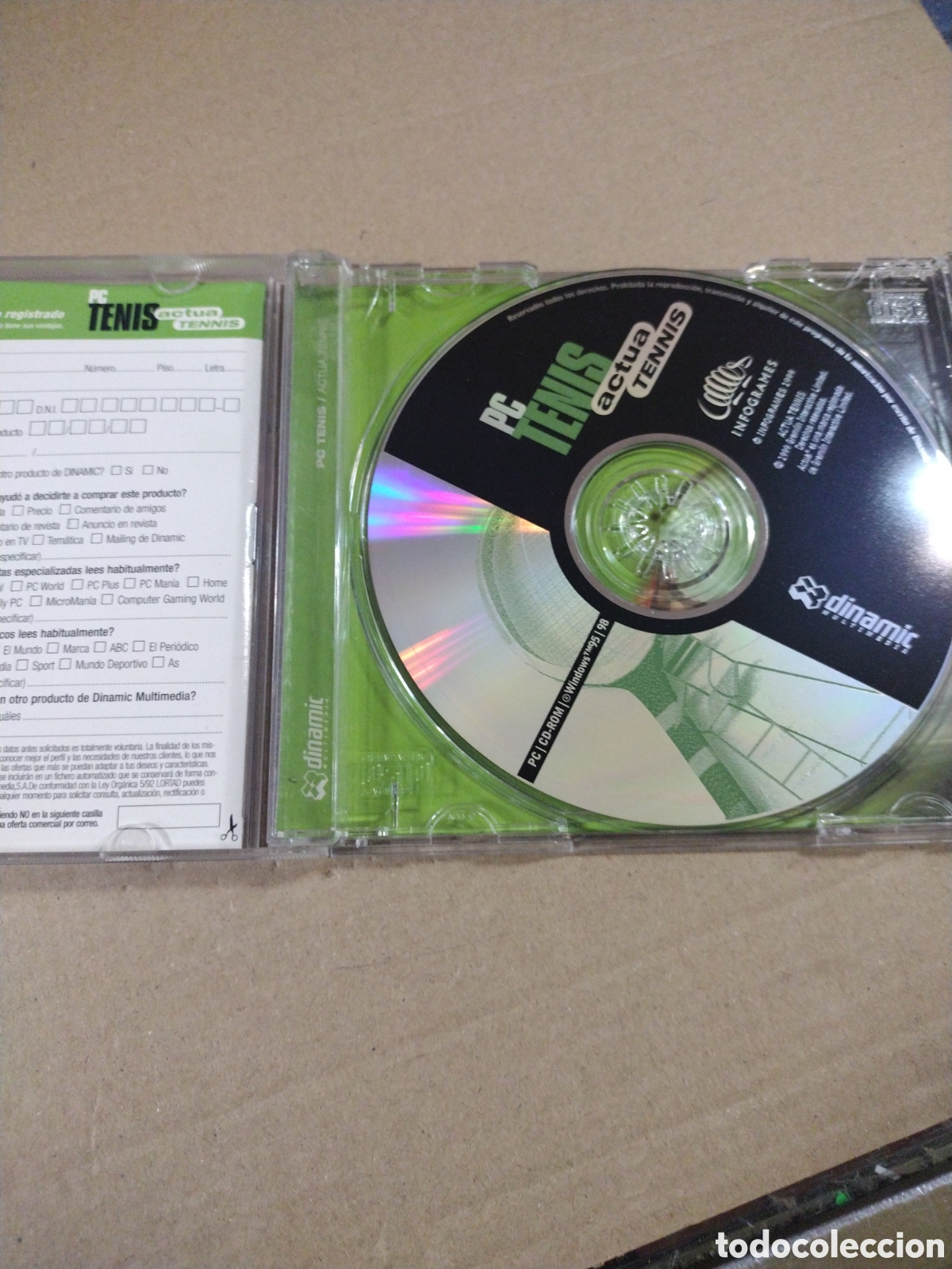 Videojuegos y consolas: JUEGO PC ACTUA TENNIS. PC - Foto 3