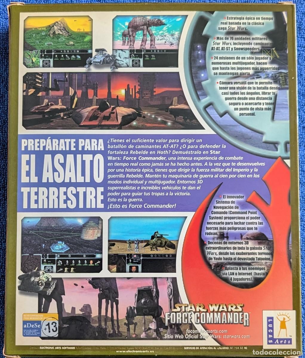 Videojuegos y consolas: Star Wars Force Commnader - LucasArts Entertainment (1998) - Foto 3