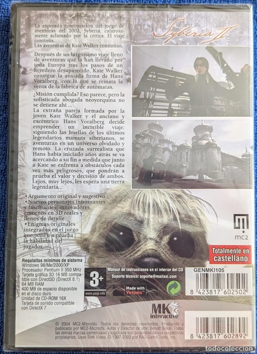Videojuegos y consolas: Syberia II - MK Interactive - MC2 (2004) &iexcl;Precintado! - Foto 2