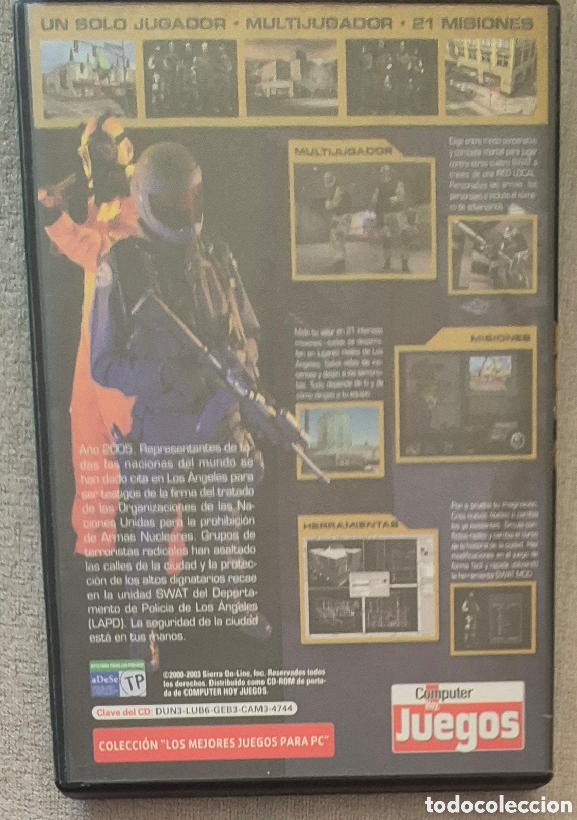 Videojuegos y consolas: JUEGO PC - SWAT 3 (CLOSE QUARTERS BATTLE) - Foto 2