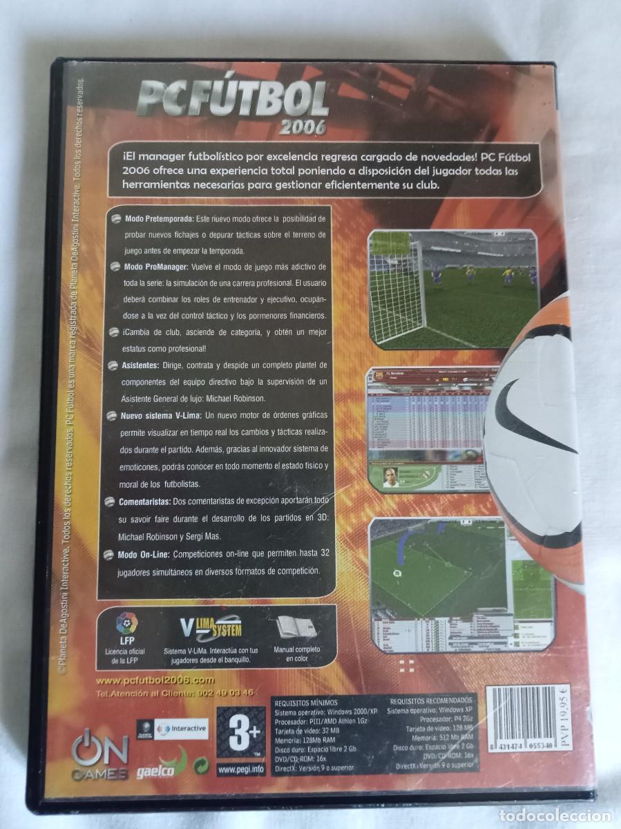 Videojuegos y consolas: PC F&uacute;tbol 2006 - CD-ROM Gaelco PC - Foto 2