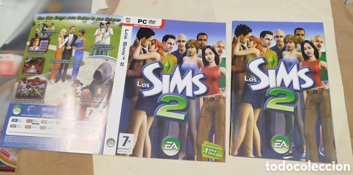 Videojuegos y consolas: Los sims 2. PC. SOLO CAR&Aacute;TULA E INSTRUCCIONES - Foto 1