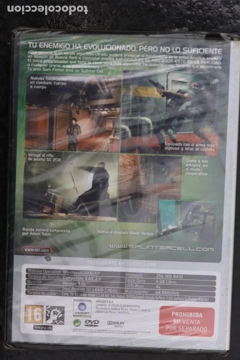 Videojuegos y consolas: PC precintado. SPLINTER CELL: CHAOS THEORY. Espa&ntilde;a PAL. Nuevo. - Foto 2