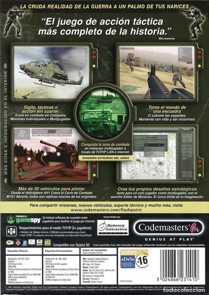 Videojuegos y consolas: Operation Flashpoint Cold War Crisis. PC - Foto 2