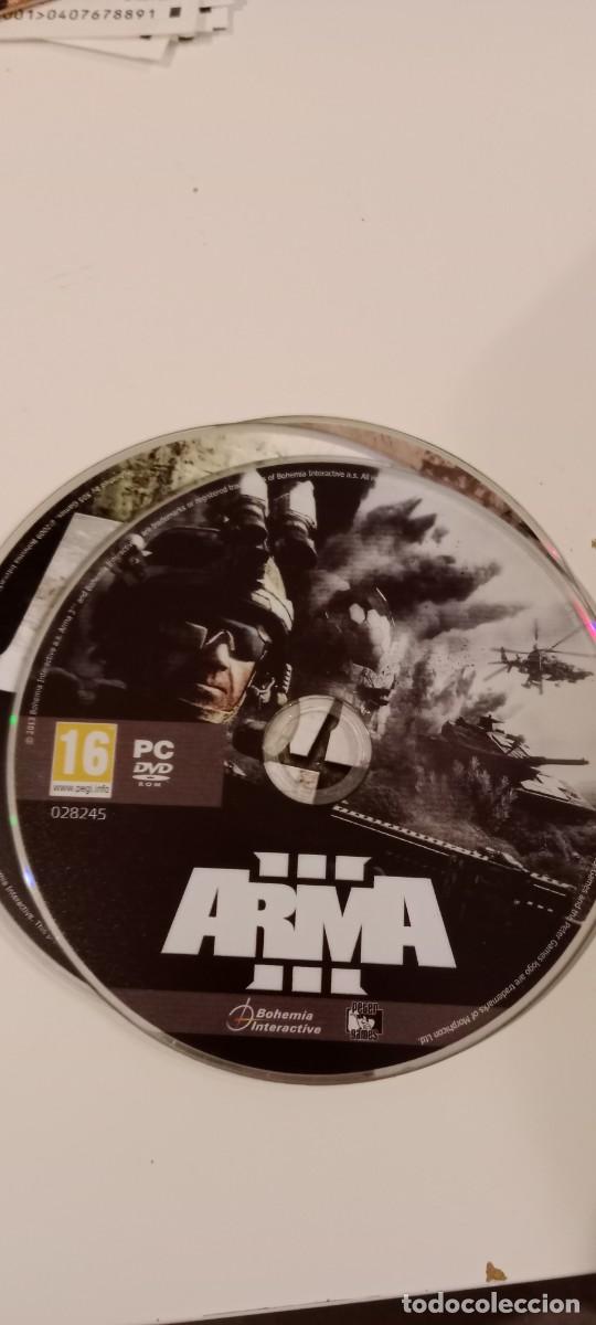 Videojuegos y consolas: C-ESPFIN SOLO DISCO PC CDROM ARMA III - Foto 1