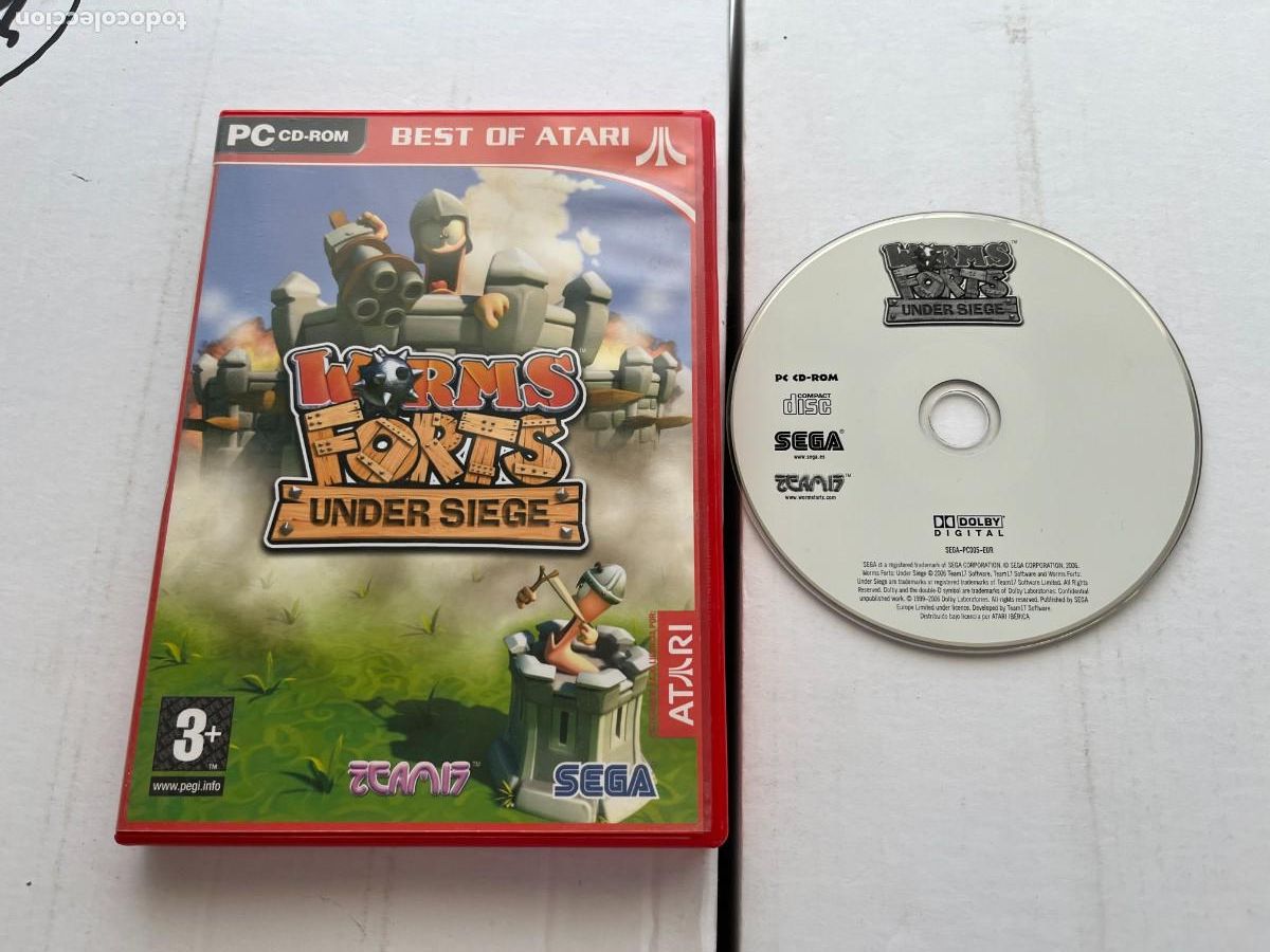 Videojuegos y consolas: WORMS FORTS UNDERSIEGE - PC DVD ROM KREATEN - Foto 1