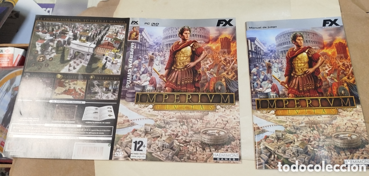 Videojuegos y consolas: Imperium civitas. PC. SOLO CAR&Aacute;TULA E INSTRUCCIONES - Foto 1