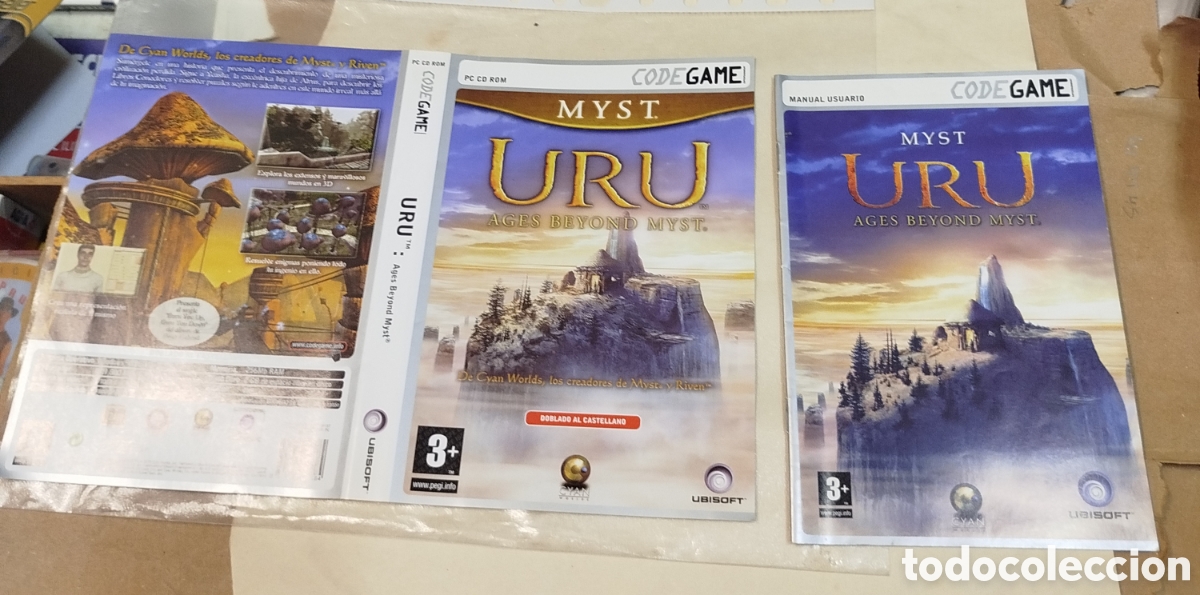 Videojuegos y consolas: Myst. Uru Ages Beyond .PC. SOLO CAR&Aacute;TULA E INSTRUCCIONES - Foto 1