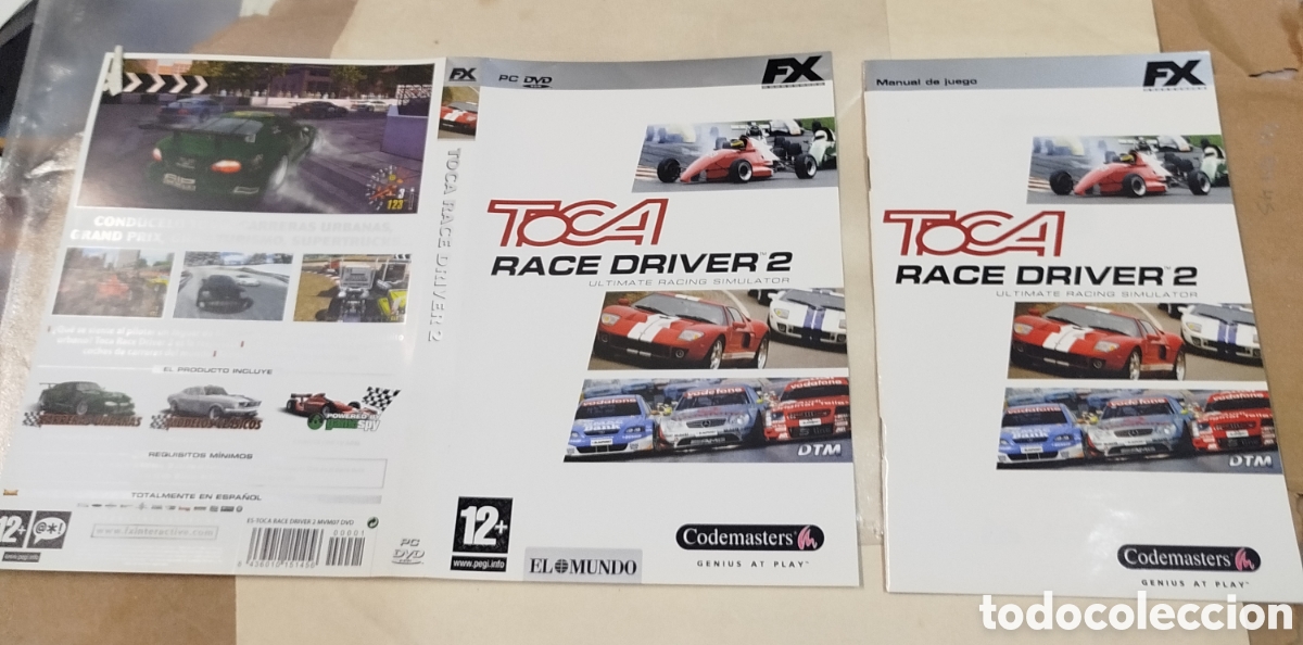 Videojuegos y consolas: Toca race driver 2. PC. SOLO CAR&Aacute;TULA E INSTRUCCIONES - Foto 1