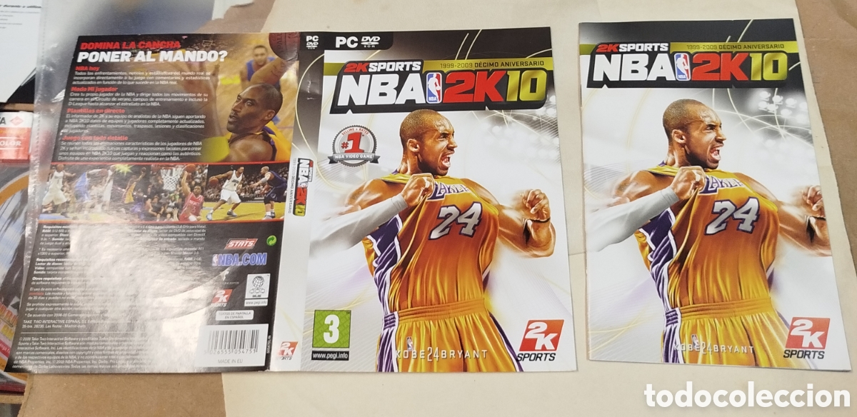 Videojuegos y consolas: NBA 2k 10. PC. SOLO CAR&Aacute;TULA E INSTRUCCIONES - Foto 1