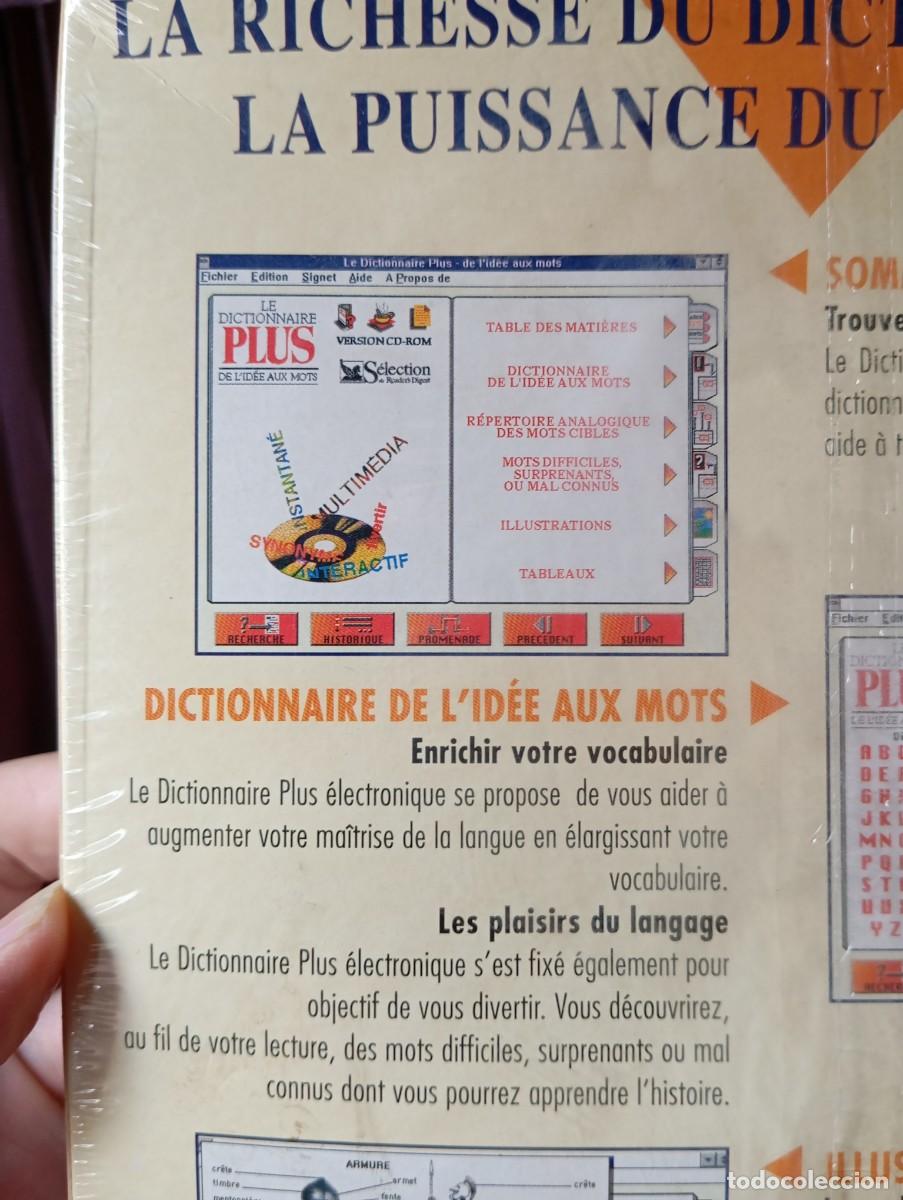 Videojuegos y consolas: Diccionario Franc&eacute;s Le Dictionnaire Plus PC CDROM 1994 - Foto 5