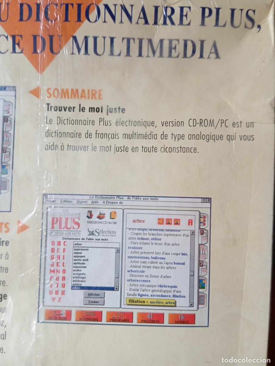 Videojuegos y consolas: Diccionario Franc&eacute;s Le Dictionnaire Plus PC CDROM 1994 - Foto 6