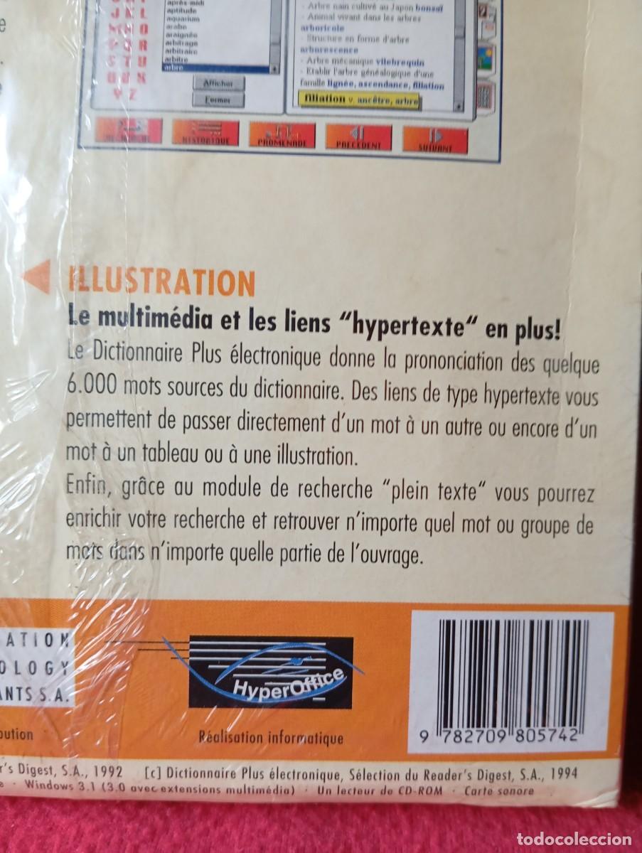 Videojuegos y consolas: Diccionario Franc&eacute;s Le Dictionnaire Plus PC CDROM 1994 - Foto 8
