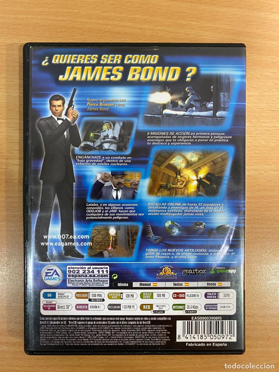 Videojuegos y consolas: JUEGO CD PARA PC - JAMES BOND 007 NIGHTFIRE (2002) - Foto 3