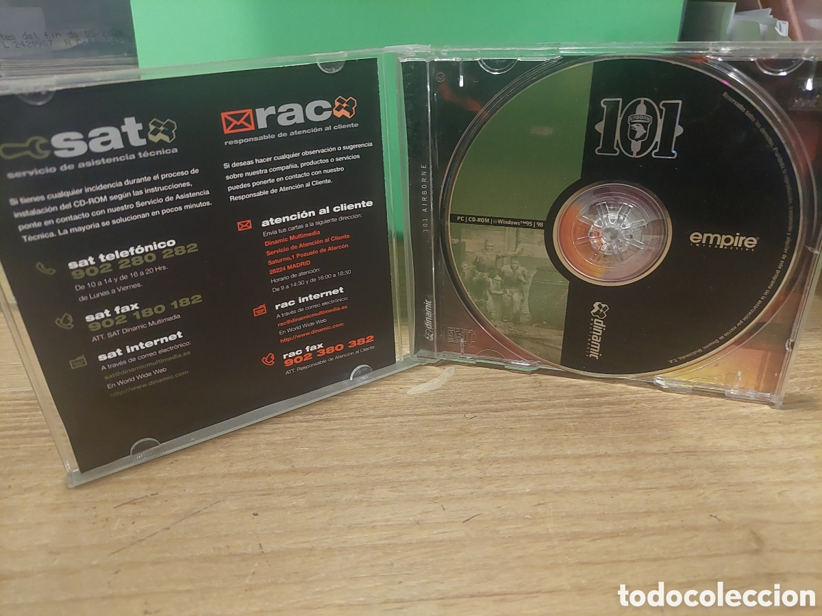 Videojuegos y consolas: PC CD ROM WINDOWS 98 101 airborne normanda empire dinamic 1998 - Foto 2
