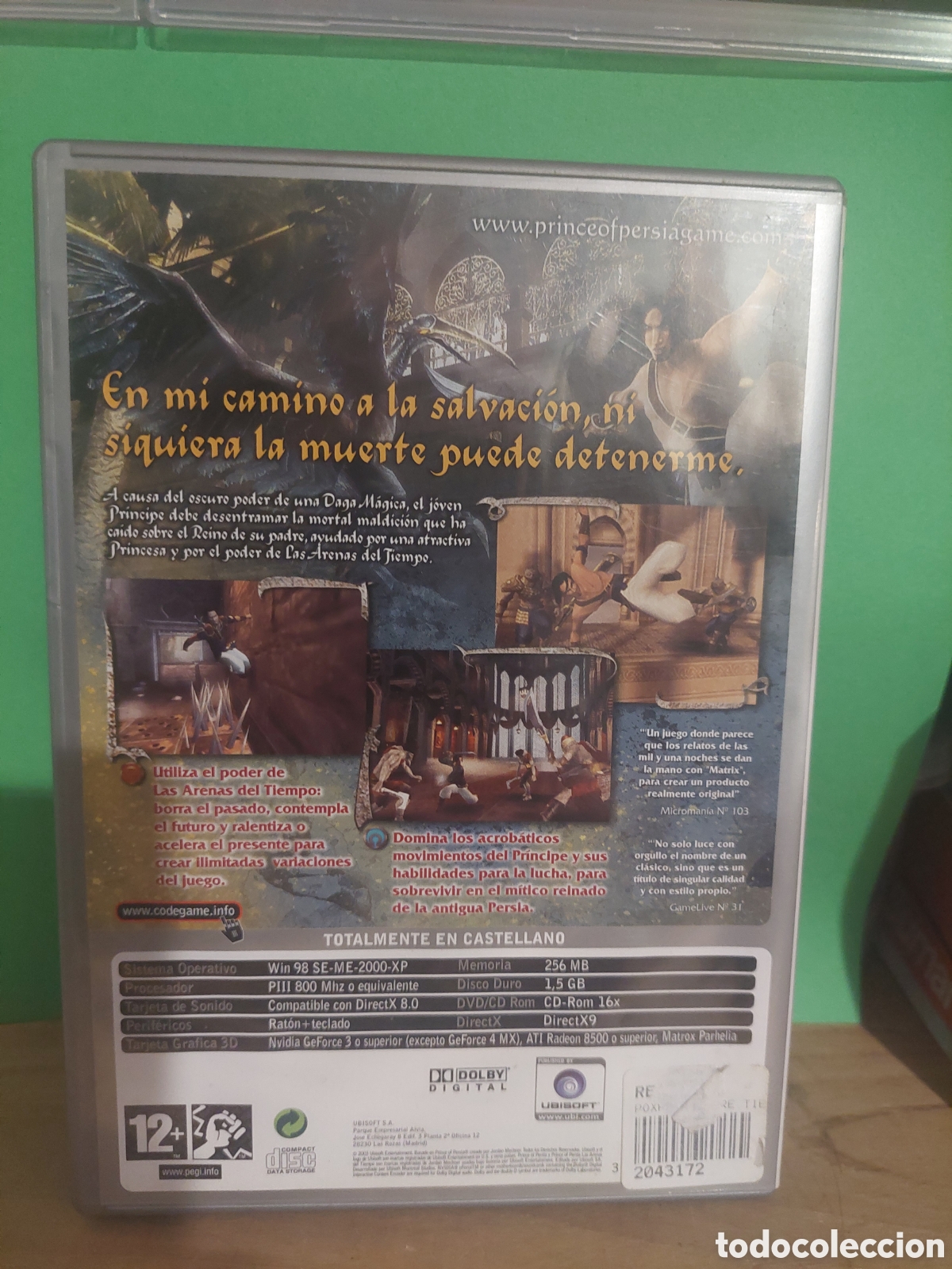 Videojuegos y consolas: GAME CIDE PC CD ROM PRINCE PERSIA LAS ARENAS DEL TIEMPP - Foto 3