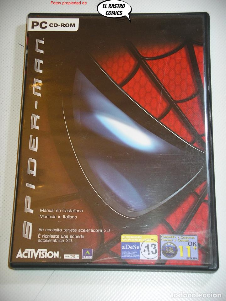 Videojuegos y consolas: Spiderman, con 2 discos, juego PC, CD ROM, Spider man, CDROM, Marvel (A) - Foto 1