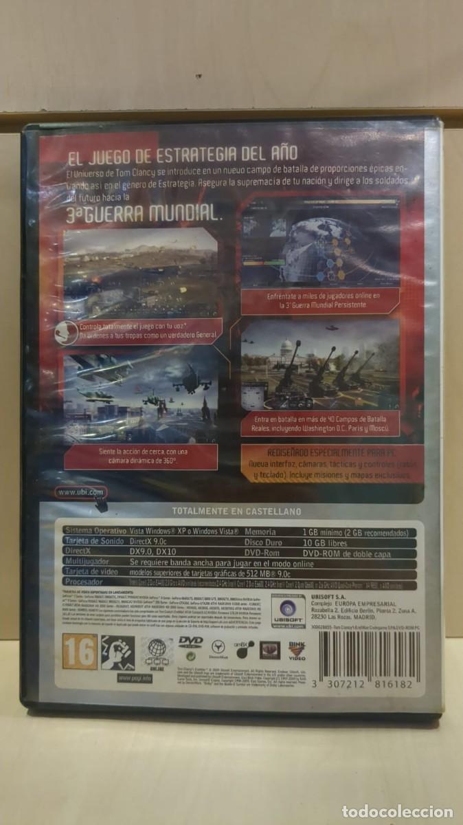 Videojuegos y consolas: Tom Clancys: EndWar [PC CD] - Foto 2