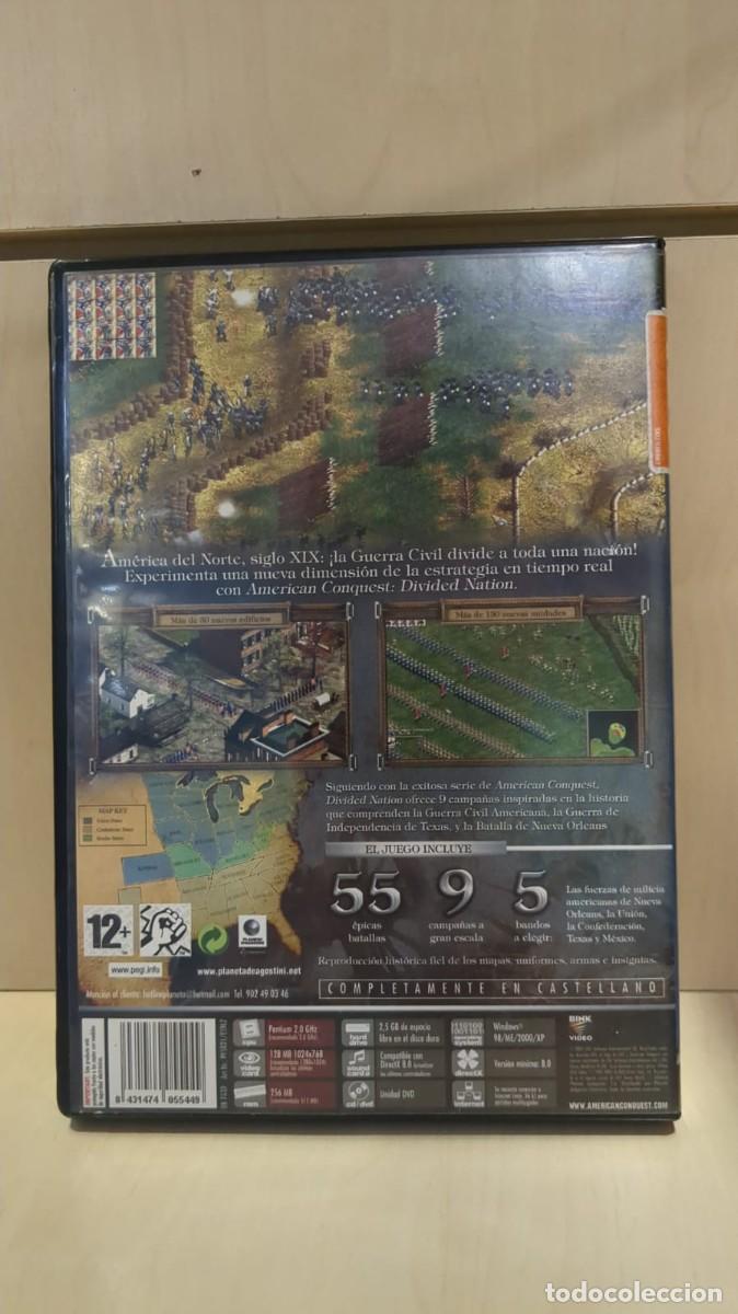 Videojuegos y consolas: American Conquest Divided Nation [PC CD] - Foto 2