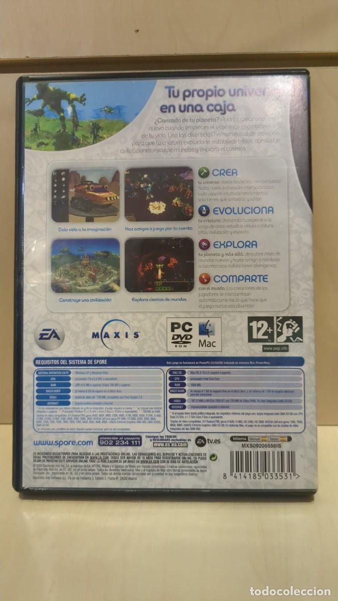 Videojuegos y consolas: Spore [PC CD] seminuevo - Foto 2