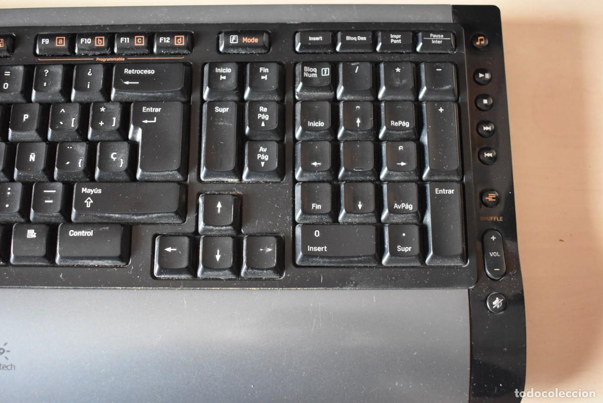 Videojuegos y consolas: Teclado inal&aacute;mbrico PC USB. Logitech. Leer descripci&oacute;n - Foto 4