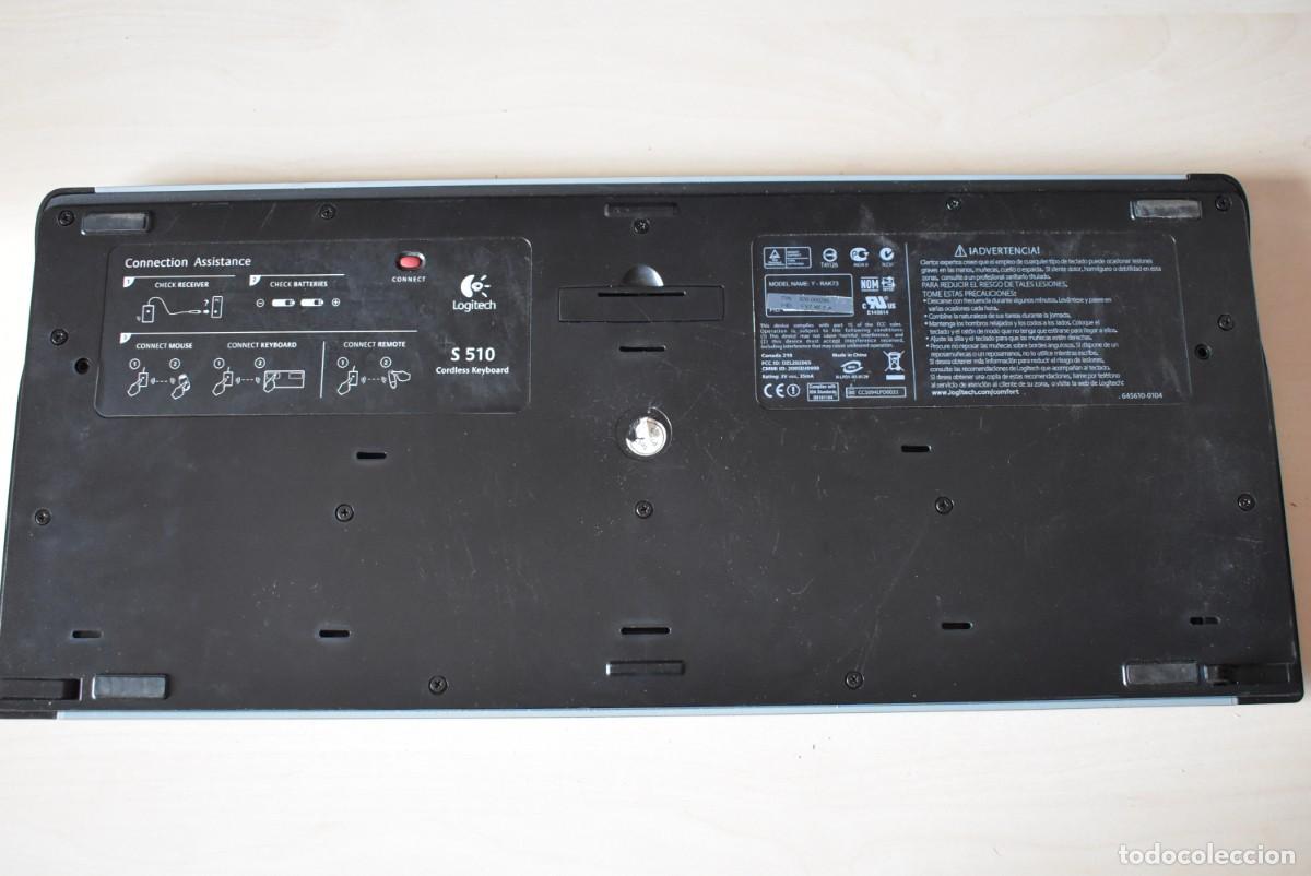 Videojuegos y consolas: Teclado inal&aacute;mbrico PC USB. Logitech. Leer descripci&oacute;n - Foto 5