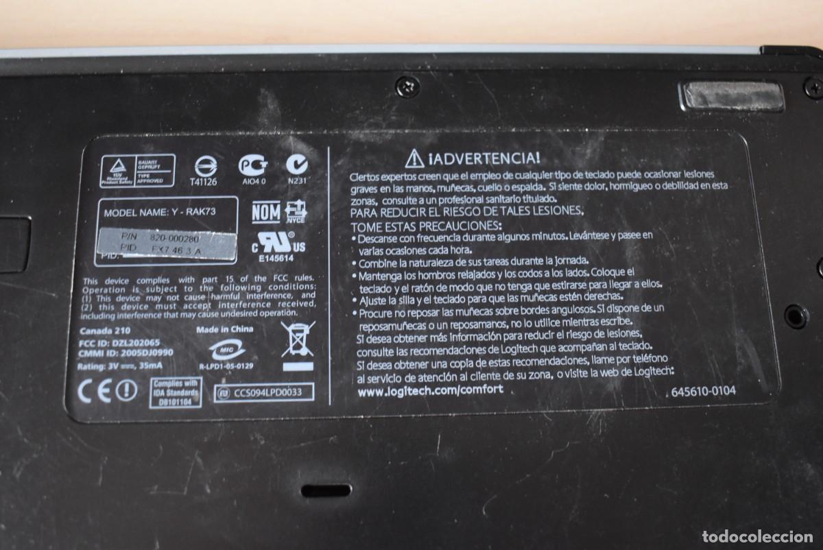 Videojuegos y consolas: Teclado inal&aacute;mbrico PC USB. Logitech. Leer descripci&oacute;n - Foto 7