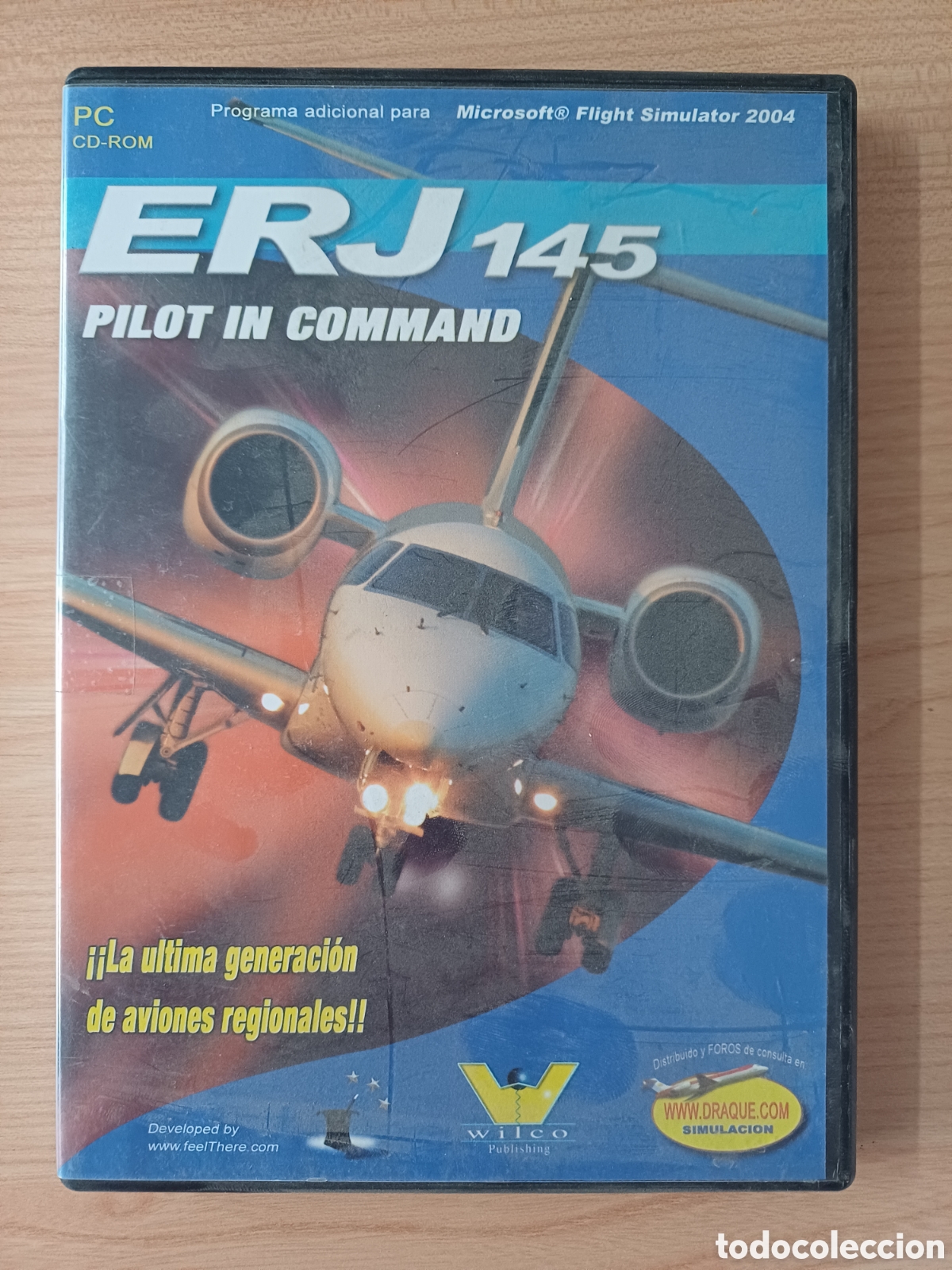 Videojuegos y consolas: ERJ145 PILOT IN COMMAND EXTENSI&Oacute;N PARA FLIGHT SIMULATOR 2004 VIDEOJUEGO PC - Foto 1