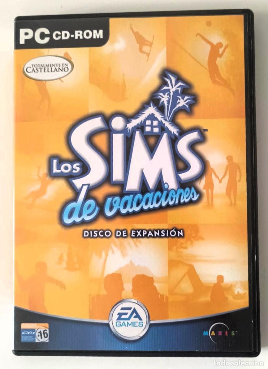 Videojuegos y consolas: LOS SIMS DE VACACIONES - DISCO DE EXPANSI&Oacute;N - PC - CD ROM - Foto 1