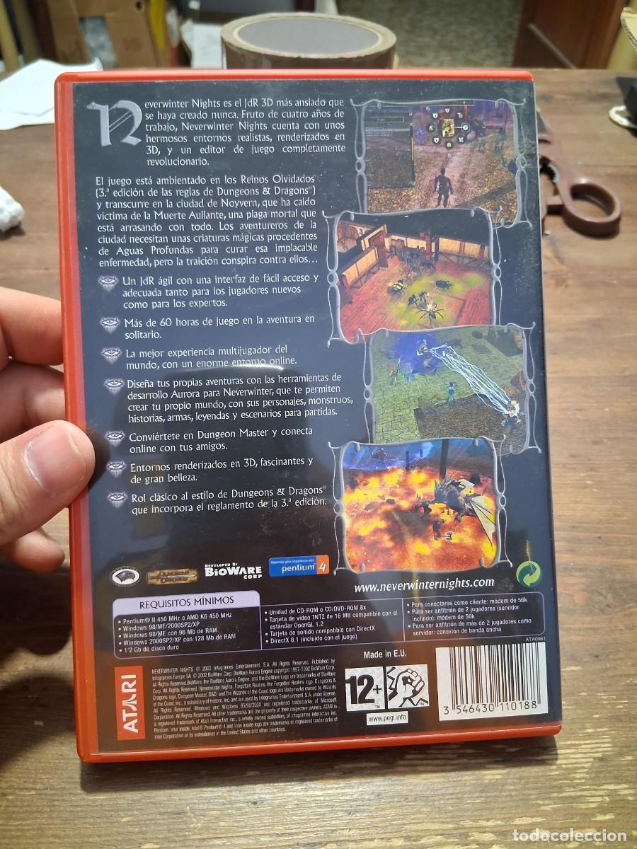 Videojuegos y consolas: Juego para ordenador pc CD rom Neverwinter nights Atari - Foto 2