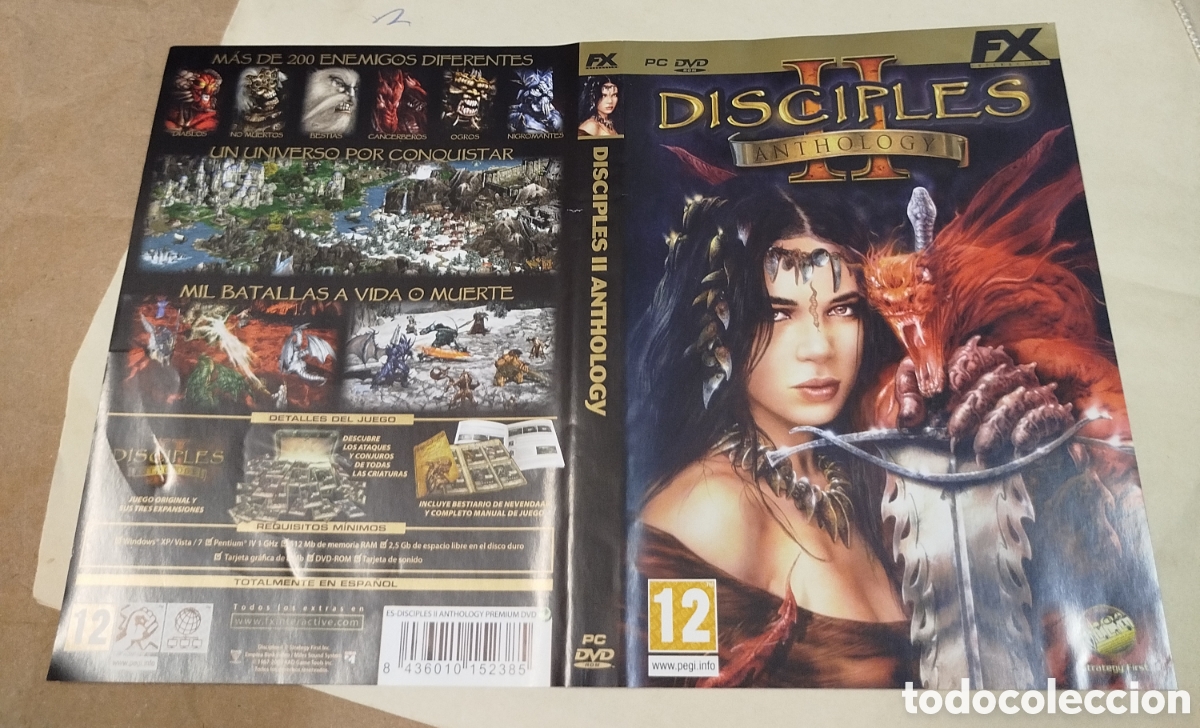 Videojuegos y consolas: Disciples II anthology . PC. SOLO CAR&Aacute;TULA - Foto 1