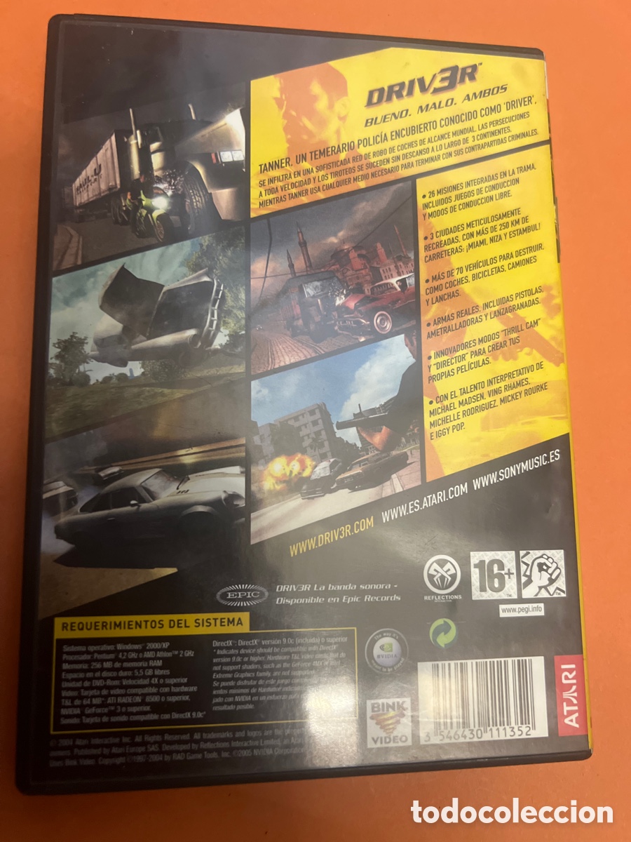 Videojuegos y consolas: T2/B1/224. DRIVER 3 III DRIV3R PC - Foto 2